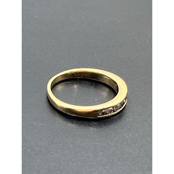 Vintage 14K Gold Designer Diamond
Wedding Band Ring 1/2 TW Sz
8.5 Channel Set - Picture 10 of 16